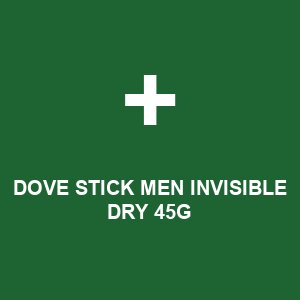 DOVE STICK MEN INVISIBLE DRY 45G
