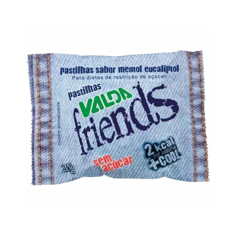 VALDA PAST FRIENDS S/ACUCAR 25G