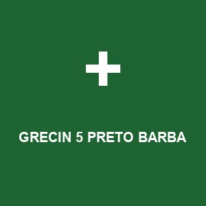 GRECIN 5 PRETO BARBA