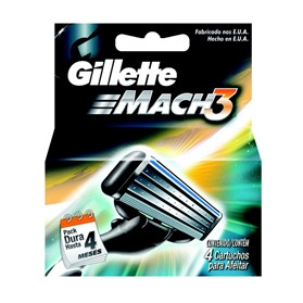 CARGA MACH3 C/4 GILLETTE