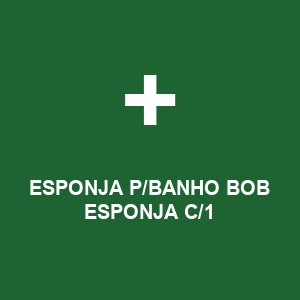 ESPONJA P/BANHO BOB ESPONJA C/1