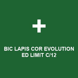 BIC LAPIS COR EVOLUTION ED LIMIT C/12
