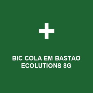 BIC COLA EM BASTAO ECOLUTIONS 8G