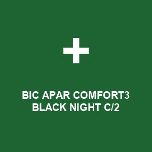 BIC APAR COMFORT3 BLACK NIGHT C/2