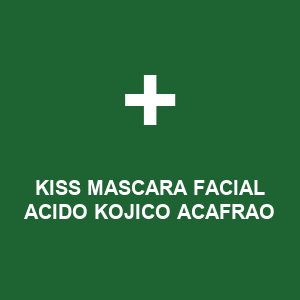 KISS MASCARA FACIAL ACIDO KOJICO ACAFRAO
