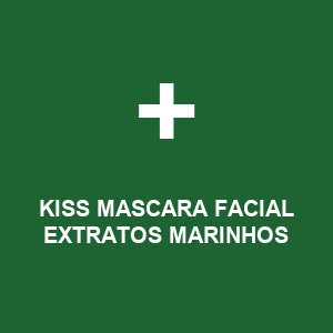KISS MASCARA FACIAL EXTRATOS MARINHOS