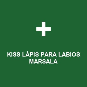 KISS LÁPIS PARA LABIOS MARSALA