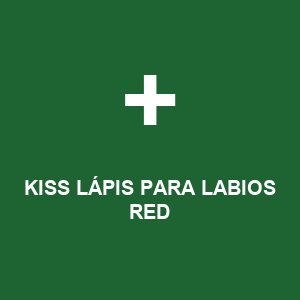 KISS LÁPIS PARA LABIOS RED