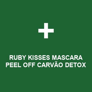 RUBY KISSES MASCARA PEEL OFF CARVÃO DETOX