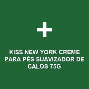 KISS NEW YORK CREME PARA PÉS SUAVIZADOR DE CALOS 75G