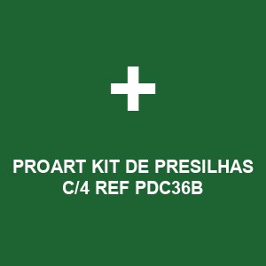 PROART KIT DE PRESILHAS C/4 REF PDC36B