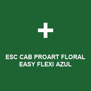 ESC CAB PROART FLORAL EASY FLEXI AZUL