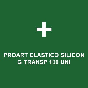 PROART ELASTICO SILICON G TRANSP 100 UNI