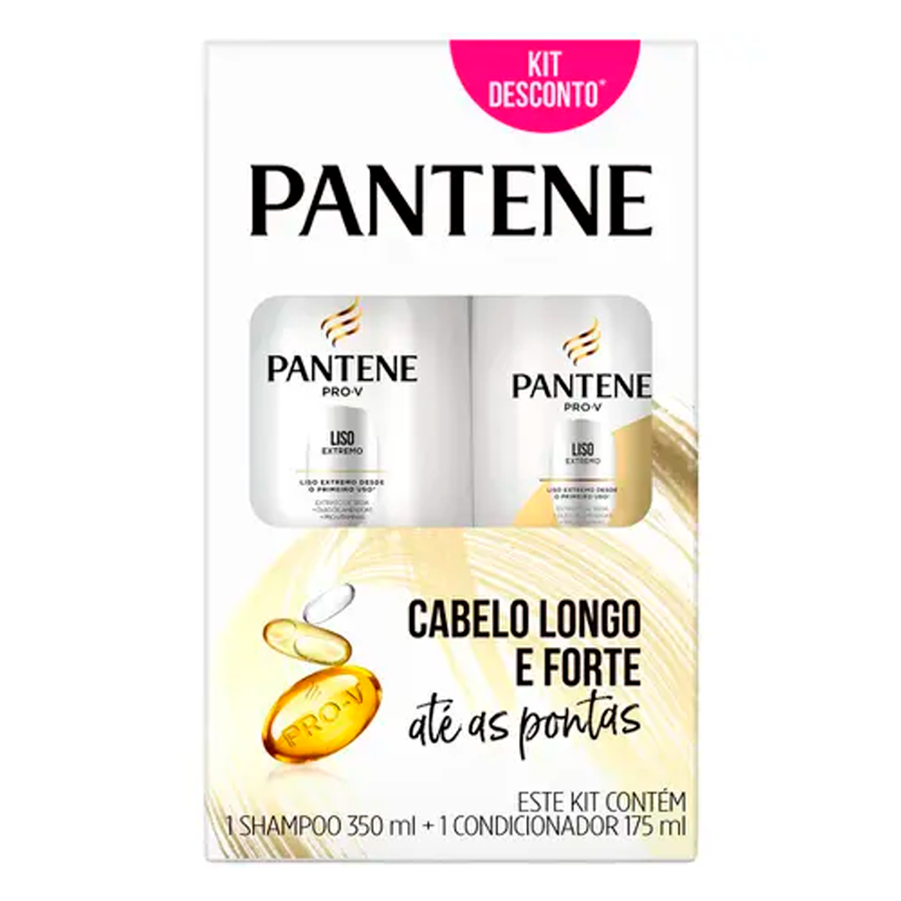 SHAMP PANTENE LISO EXTREMO 350ML+COND 175ML