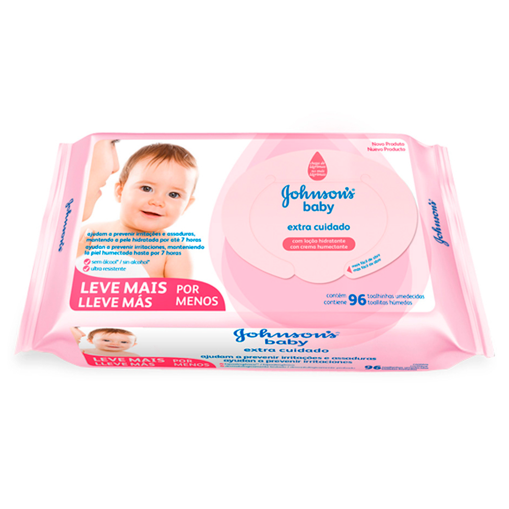 LENCOS UMED.JOHNSONS BABY EXTRA CUI C/96