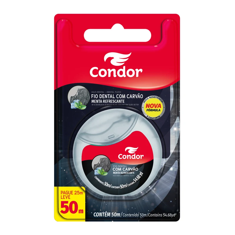 CONDOR FIO DENT MENTA C/CARVAO LV50 PG25