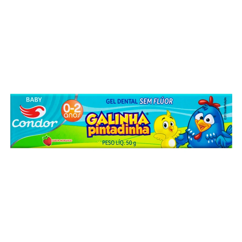 CREME DENTAL CONDOR GALINHA PINTADINHA BABY 50G REF 3513