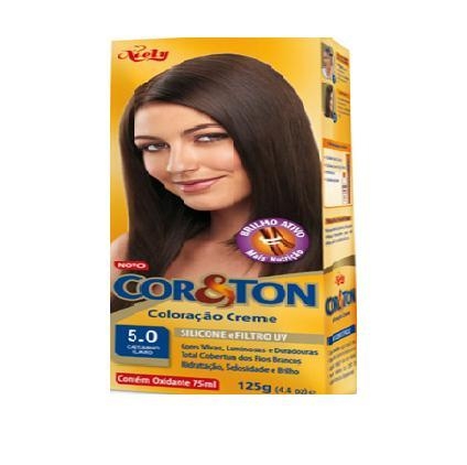 TINT COR & TON  5  CAST CLARO 50G