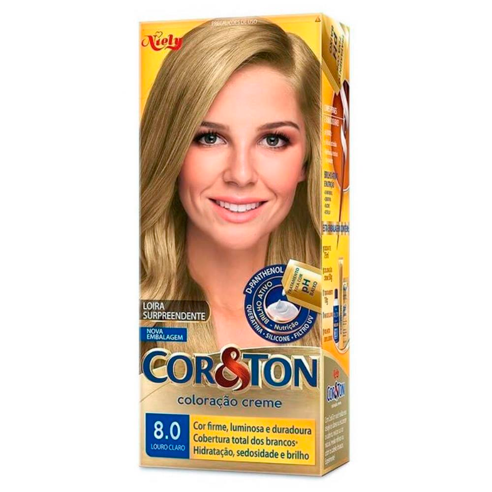 TINT COR & TON  8 LOUR CLARO 50G