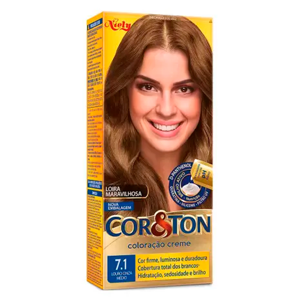 TINT COR & TON  7.1 LOU CIN MEDIO 50G