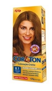 TINT COR & TON  8.1 LOUR CINZ CL 50G