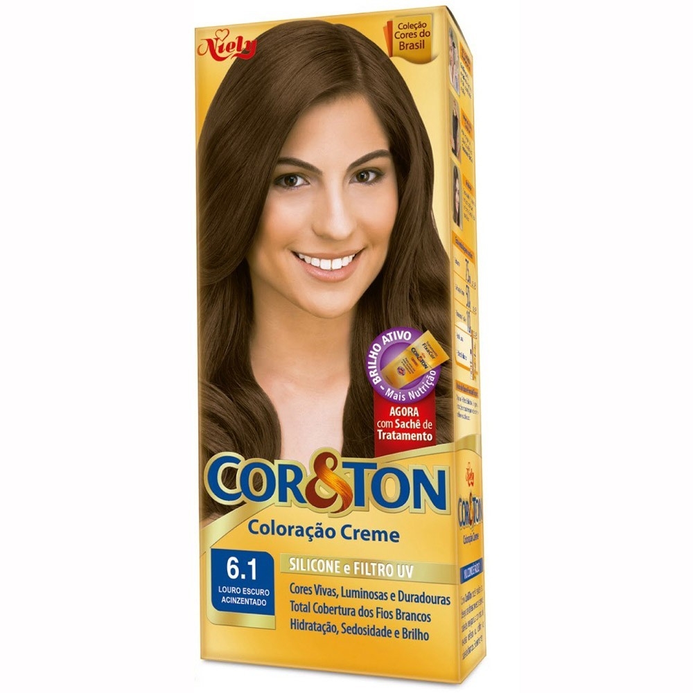 TINT COR & TON  6.1 LOURO ESC 50G