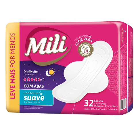 ABS MILI SUAVE DIA&NOITE C/32 C/ABAS