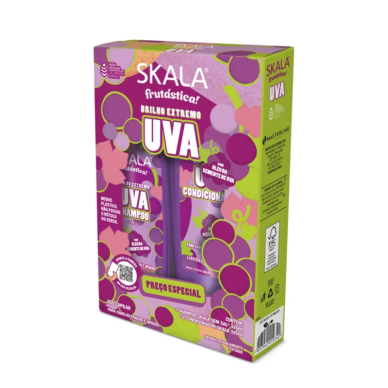 SKALA SHAMP 325ML + COND UVA