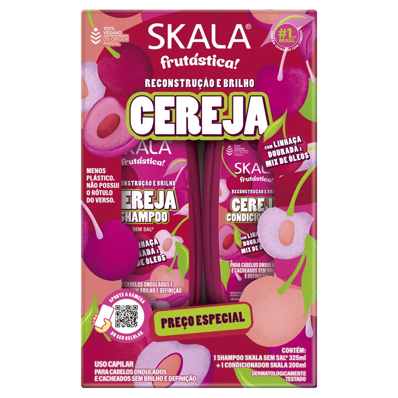 SKALA SHAMP CEREJA 325ML + COND 200ML