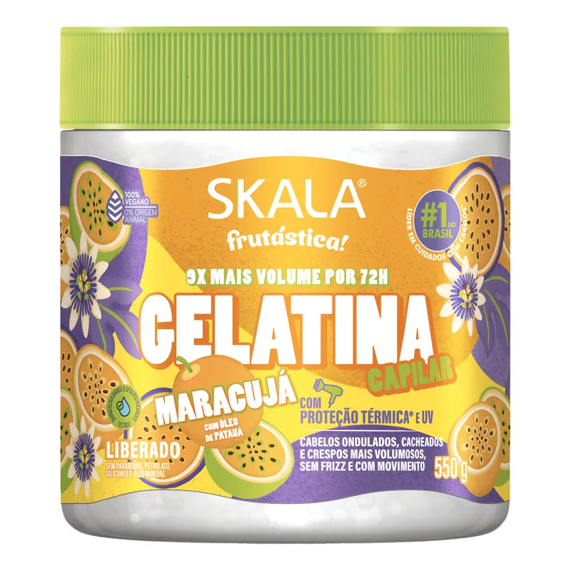 SKALA GELATINA CAP MARACUJA 550G