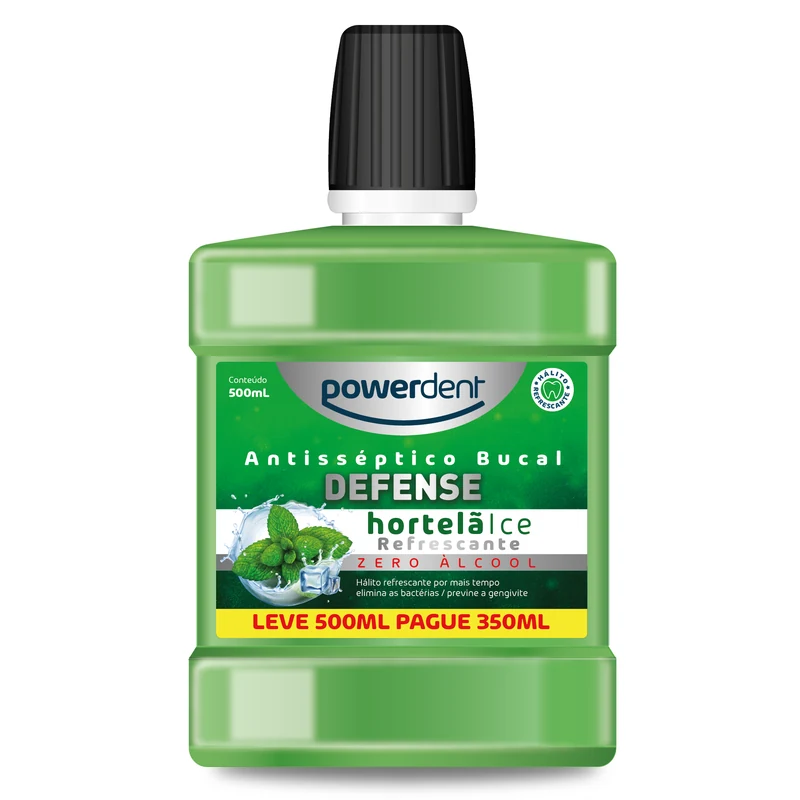 POWERDENT ANTIS ZERO ALCOOL HORT L500 P350ML