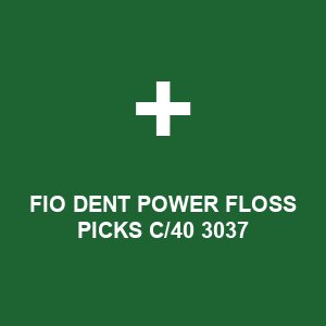 FIO DENT POWER FLOSS PICKS C/40 3037