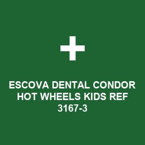 ESCOVA DENTAL CONDOR HOT WHEELS KIDS REF 3167-3