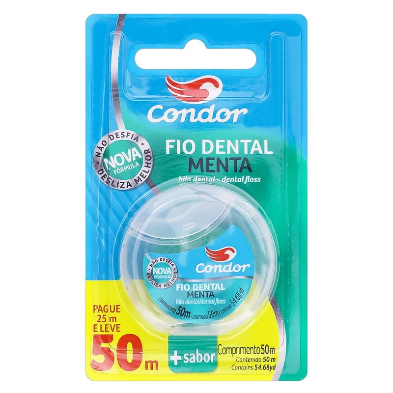 CONDOR FIO DENTAL LEVE50 PAGUE25 M