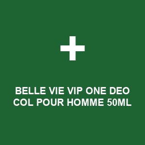 BELLE VIE VIP ONE DEO COL POUR HOMME 50ML