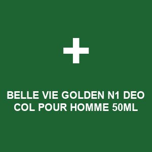 BELLE VIE GOLDEN N1 DEO COL POUR HOMME 50ML