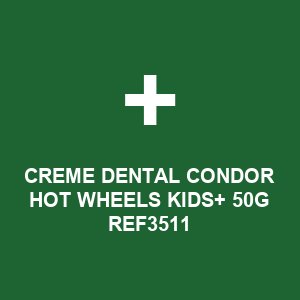 CREME DENTAL CONDOR HOT WHEELS KIDS+  50G REF3511