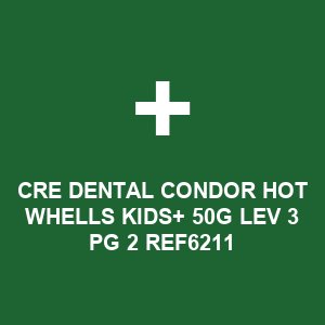 CRE DENTAL CONDOR HOT WHELLS KIDS+ 50G LEV 3 PG 2 REF6211