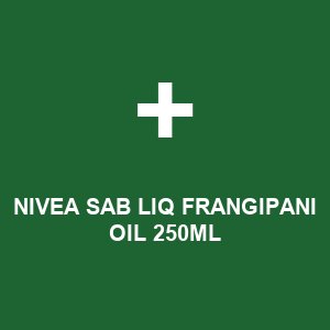 NIVEA SAB LIQ FRANGIPANI OIL 250ML