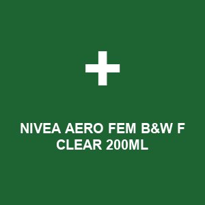 NIVEA AERO FEM B&W F CLEAR 200ML