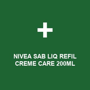 NIVEA SAB LIQ REFIL CREME CARE  200ML