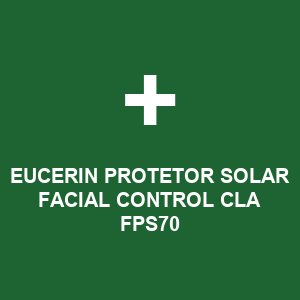 EUCERIN PROTETOR SOLAR FACIAL CONTROL CLA FPS70