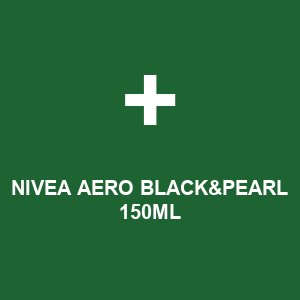NIVEA AERO BLACK&PEARL 150ML