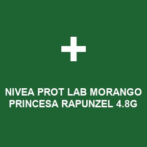 NIVEA PROT LAB MORANGO PRINCESA RAPUNZEL 4.8G
