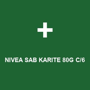NIVEA SAB KARITE 80G C/6