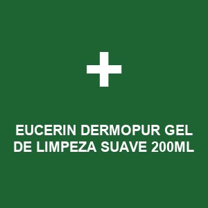 EUCERIN DERMOPUR GEL DE LIMPEZA SUAVE 200ML