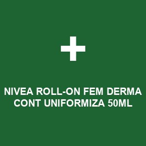 NIVEA ROLL-ON FEM DERMA CONT UNIFORMIZA 50ML