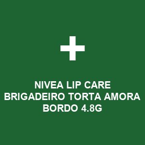 NIVEA LIP CARE BRIGADEIRO TORTA AMORA BORDO 4.8G