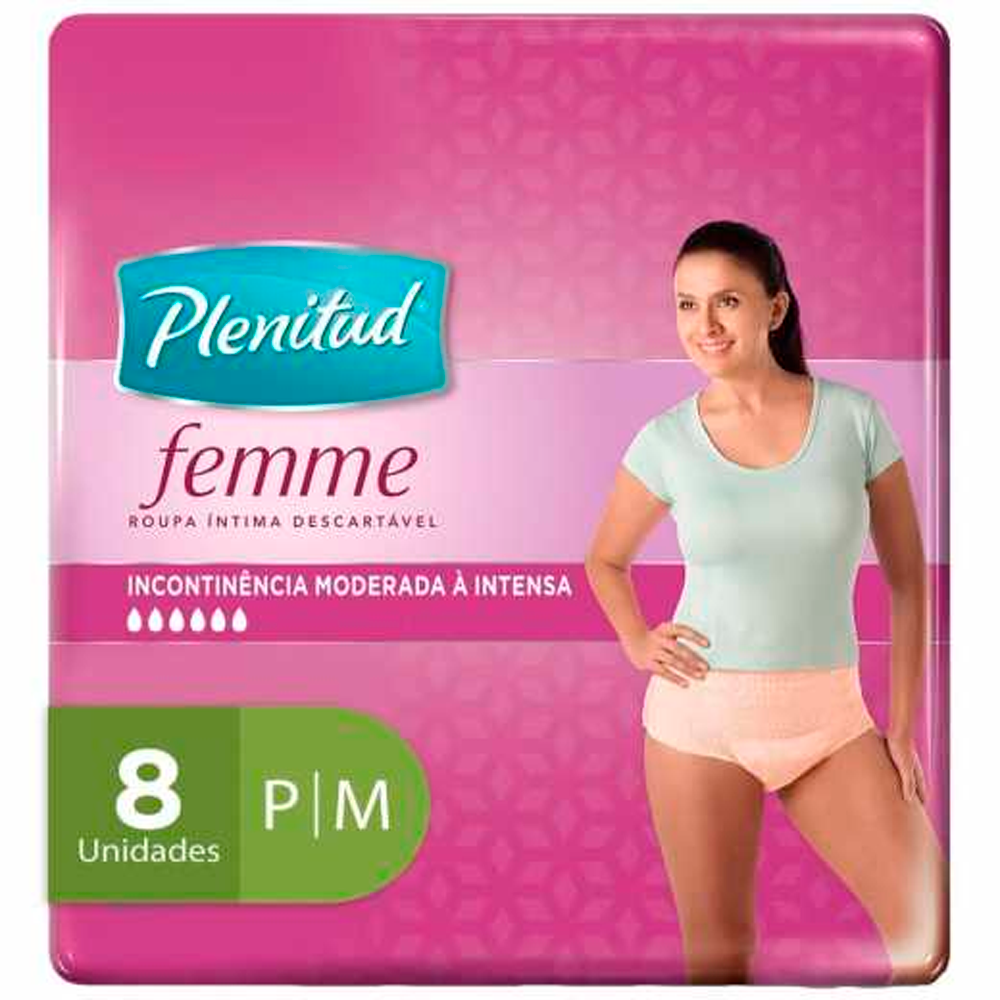 ROUPA INTIMA PLENITUD FEMME P/M C/8