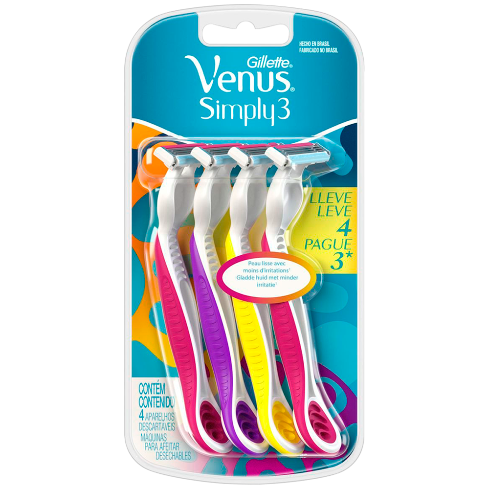 VENUS APAR GILLETTE SIMPLY C/4 LV4 PG3